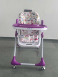 LUVLAP Royal Baby High Chair (Purple)