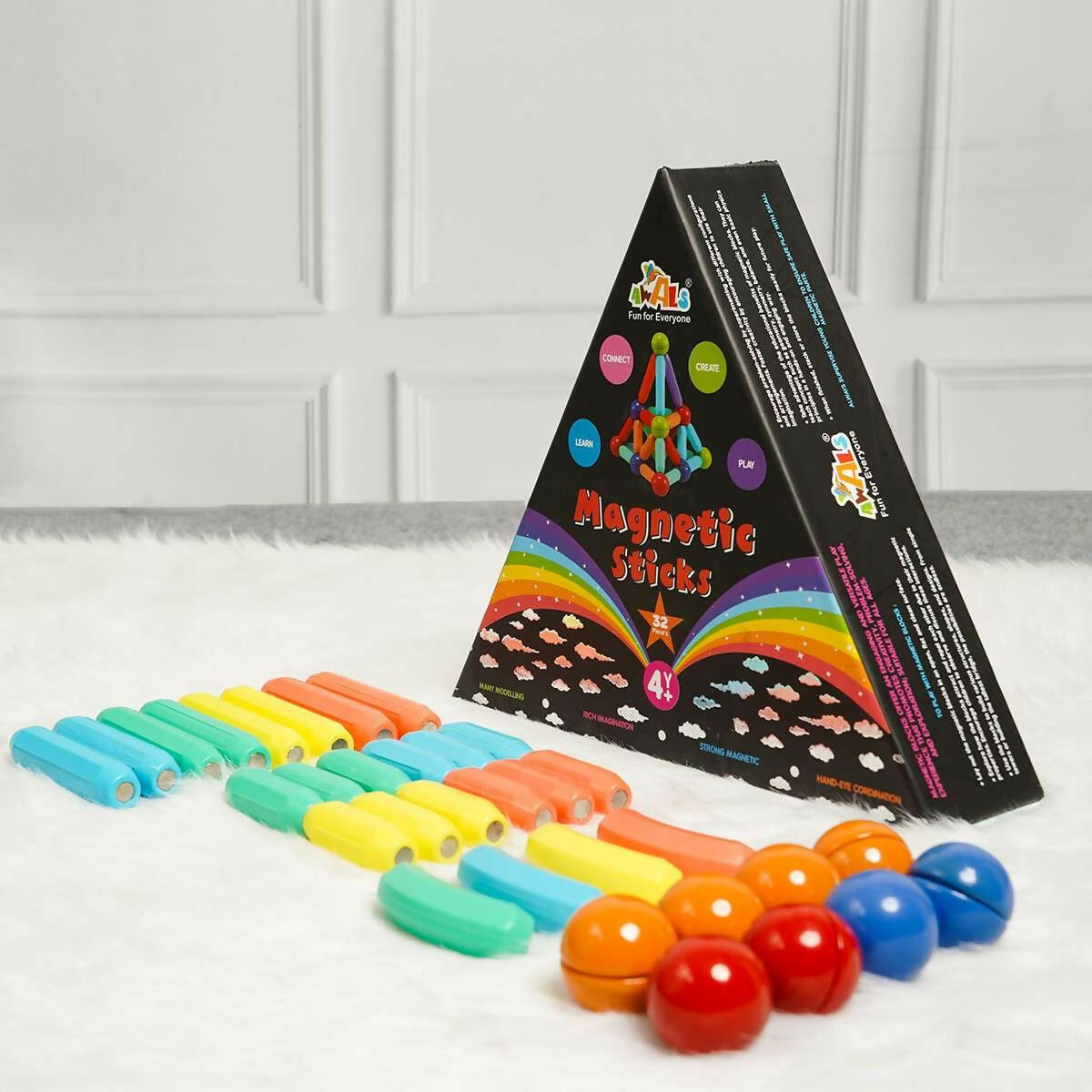 Magnetic blocks offer an engaging and versatile play experience that promotes creativity , problem solving and exploration. 