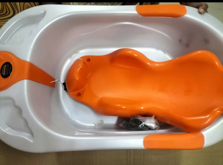 Splash, smile, and bond—bath time made better with comfort you can trust!
