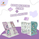 I LEARNNGROW Book Shelves + Book Reading Stand