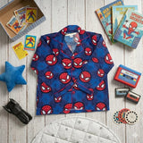MELLOW Spider-Man full sleeves nightsuit with soft comfortable fabric, superhero-themed design, full-sleeve coverage, and a cozy fit for bedtime and lounging.