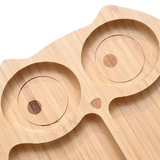 Bamboo Plate with suction