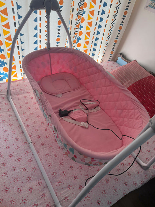 R FOR RABBIT automatic cradle – safe, gentle, and effortless sleep time for your baby.

