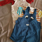 MINI KLUB Dungarees Tshirt Set