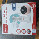 LuvLap Adore electric breast pump with adjustable suction levels, soft silicone breast cushion, quiet operation, and efficient milk expression for comfortable breastfeeding support.