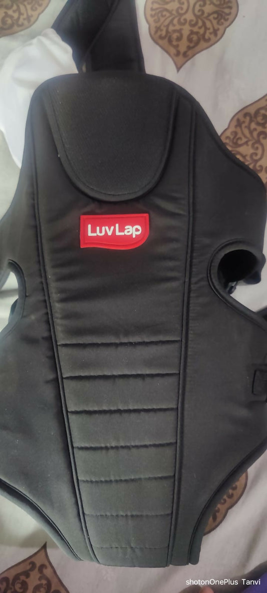 LUVLAP Galaxy Baby Carrier in Some Used condition featuring adjustable shoulder straps, supportive seating, secure fastening, and an ergonomic design for comfortable hands-free baby carrying during everyday outings and travel.