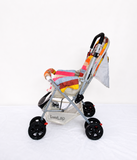LuvLap Reversible Handle Stroller Foldable Baby Pram With Canopy