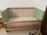 LittleBird Feather crib with cozy sleeping space, sturdy frame, breathable design, comfortable mattress area, and safe sleeping support for babies and newborns.
