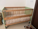 LittleBird Feather crib with cozy sleeping space, sturdy frame, breathable design, comfortable mattress area, and safe sleeping support for babies and newborns.