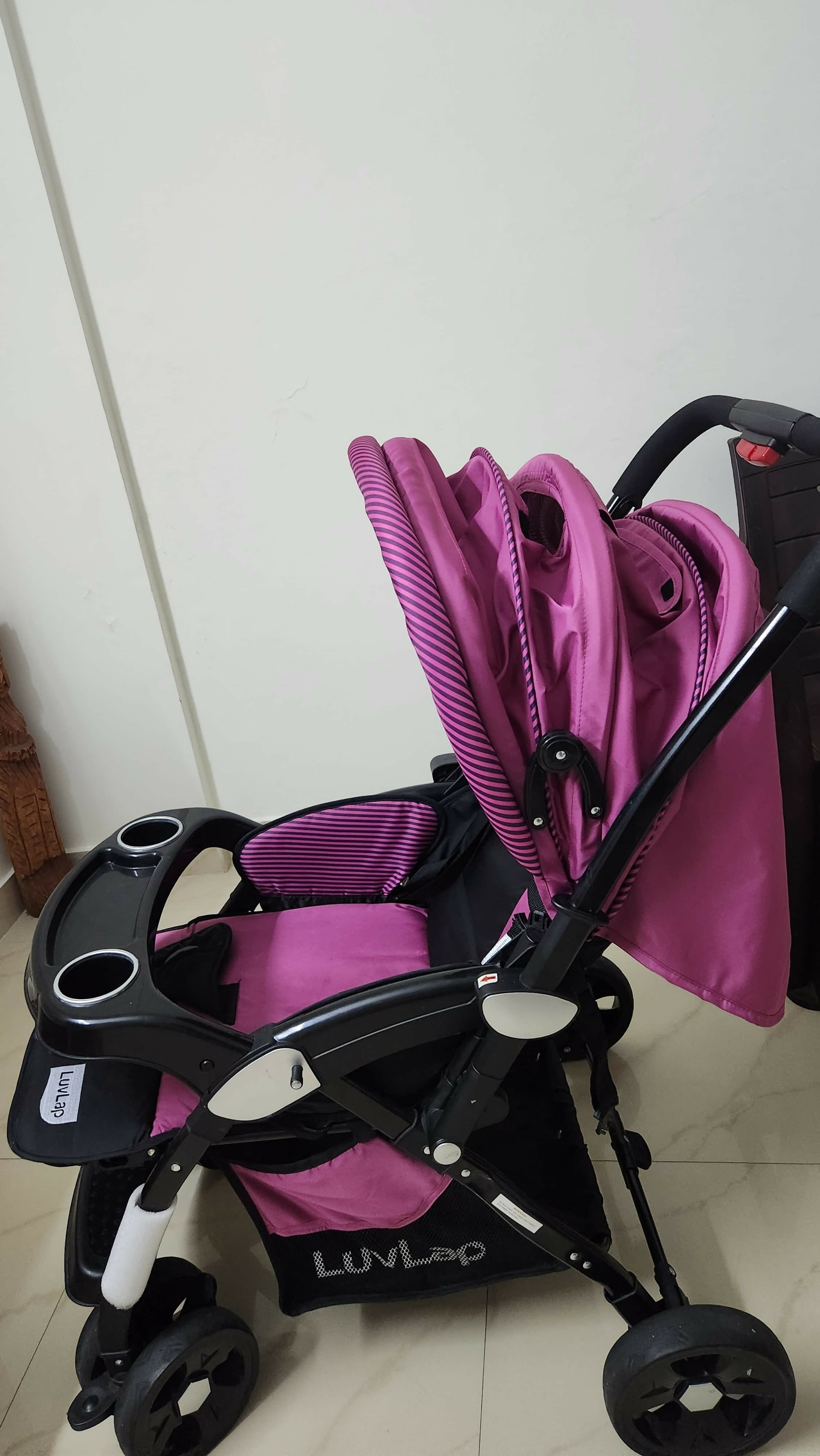 Buy LuvLap Galaxy Baby Stroller/Pram – Safe, Comfortable, and Stylish Stroller for Babies Aged 0–3 Years

