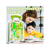iLearnNGrow Luggage Packing Stationery Rakhi Combo – Complete School Essentials Gift Set with Watch, Wallet & Rakhi- Green