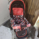 LUVLAP Sunshine Baby Stroller/Pram in Almost New condition featuring comfortable seating, reclining backrest, protective canopy, safety harness, smooth wheels, and a convenient design for everyday walks, shopping, travel, and outing