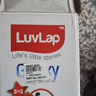 LuvLap Galaxy baby carrier in red with ergonomic support, adjustable straps, cushioned comfort, secure carrying design, and hands-free convenience for babies and parents.