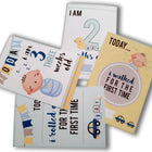 ZOOPLAY Baby Boy Milestone Cards - Pack of 24