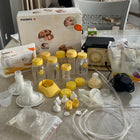 Medela Pump In Style Advance breast pump with efficient electric milk expression, adjustable suction levels, soft breast shields, and a portable design for comfortable breastfeeding support.