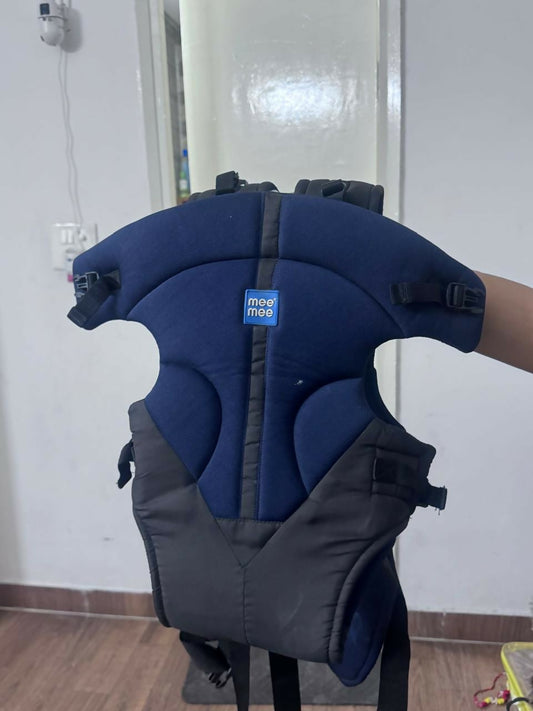 MEE MEE Comfy New Born Baby Carrier in Royal Blue, Almost New condition, featuring comfortable padded support, adjustable straps, secure fastening, and a practical hands-free design for carrying your little one during everyday outings.