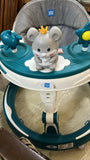 MEE MEE Baby Walker with Adjustable Seat & Musical Play Tray – Comfort & Fun (Blue)