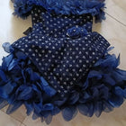 Dress your little one in elegance with this Navy Blue Partywear Frock, perfect for making her shine at any special occasion!