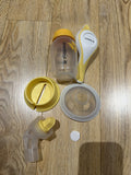 Medela Harmony Manual Single Hand Breast Pump with Flex™ Shields, ergonomic one-hand operation, soft silicone breast shield, lightweight portable design, and BPA-free components for comfortable milk expression.