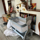 Animal themed Mee Mee Sweet Love Automatic Cradle with mosquito net 