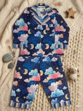 Mellow Midnight Magic nightsuit with soft comfortable fabric, relaxed fit, and cozy design for a comfortable night's sleep and everyday lounging.