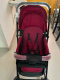 Experience the BABYHUG Symphony Stroller/Pram with Reversible Handle and 5 Point Safety Harness, offering adjustable seating, reclining backrest, and a spacious storage basket for ultimate comfort and convenience.