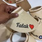Personalised Beach Visor Caps