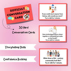 Kids Conversation Game with Snakes and Ladder