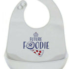 HUDSON BABY Infant Silicone Food Bibs 2 piece, (You Guac My World & Future Foodie)