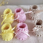 Crochet baby girl shoes