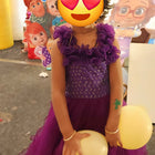Party Long Frock /Purple