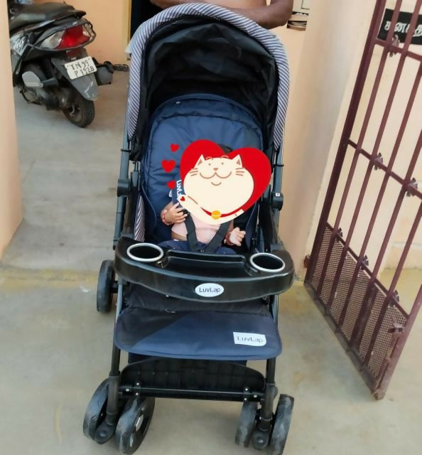 LUVLAP Stroller/Pram for Baby – Comfortable, Safe & Easy-to-Fold Travel Companion