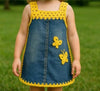 Crochet Denim Dress for kids
