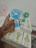 Personalized Portable Fan with Stand & Mobile Holder