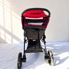 Britax Pathway Stroller Red Black Full Recline Rain Cover Storage Basket B180