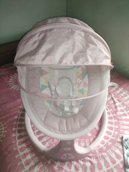 Automatic electric baby swing cradle