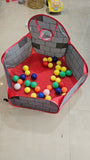 PLAY NATION ball pool play tent with colorful balls, spacious play area, foldable design, and fun indoor and outdoor activity space for babies and young children.