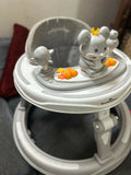 Shop now for the STAR AND DAISY Baby Walker in Grey, combining stability, comfort, and interactive fun to support your baby’s first steps!