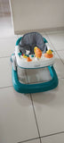 Babyhug Zest Musical Baby Walker With Adjustable Height anti Fall Protection & Toy Bar