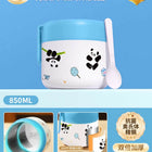 Panda theme stainless steel lunch box cum food jar with an insulated design, leak-resistant lid, and cute panda print to keep meals fresh for school, travel, and everyday use.