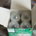 Philips Avent Natural Response Glass Baby Feeding Bottles, 120ml each, pack of 4.