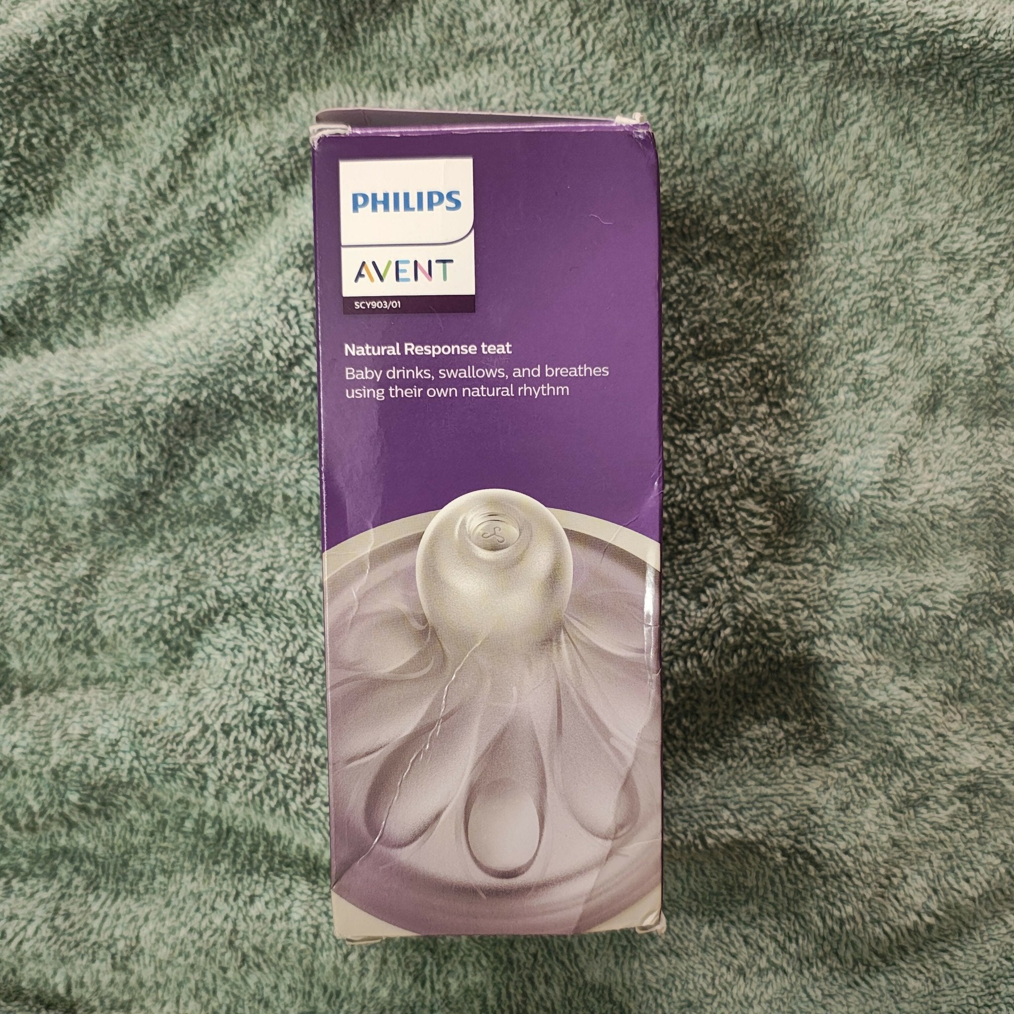 "Philips Avent baby feeding bottle with anti-colic nipple for infants and newborns"