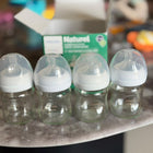 Philips Avent Natural Response Glass Baby Feeding Bottles, 120ml each, pack of 4.