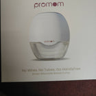 Pro Mom breast pump with adjustable suction settings, soft silicone cushion, compact portable design, and efficient milk expression for comfortable and convenient breastfeeding support.