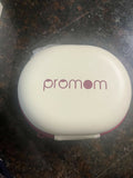 Pro Mom Wearable Breast Pump with a hands-free, compact design, adjustable suction settings, discreet in-bra fit, rechargeable operation, and milk collection cup for convenient pumping at home or on the go.
