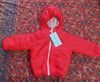 Puffer Jacket with Hood – Vibrant Red