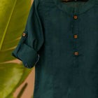 Mr. Evergreen Set - Boy's ethnic wear kurta pajama set - PyaraBaby