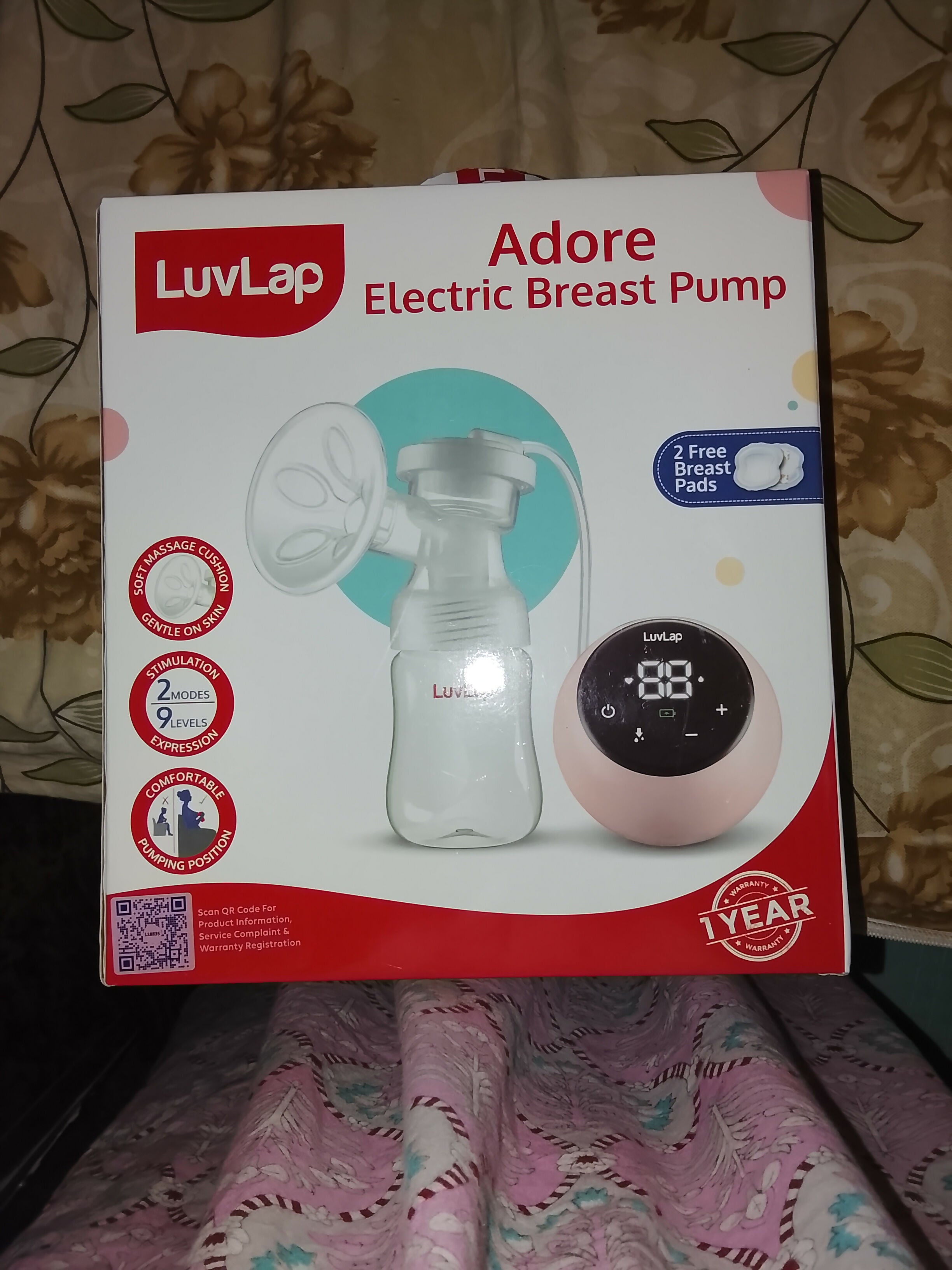 LUVLAP Adore Electric Breast pump
