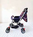 Mee Mee Baby Stroller Foldable Reclining Lightweight Pram Navy