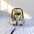 R FOR RABBIT Picaboo 4-in-1 Baby Car Seat Carry Cot Rocker B186 in Rainbow design.